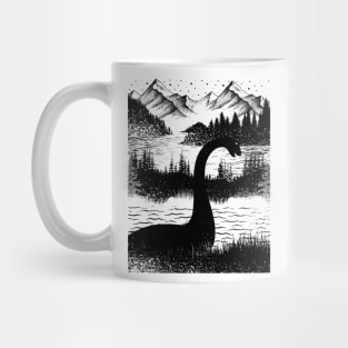 Loch Ness Monster | Nessie Silhouette Mug